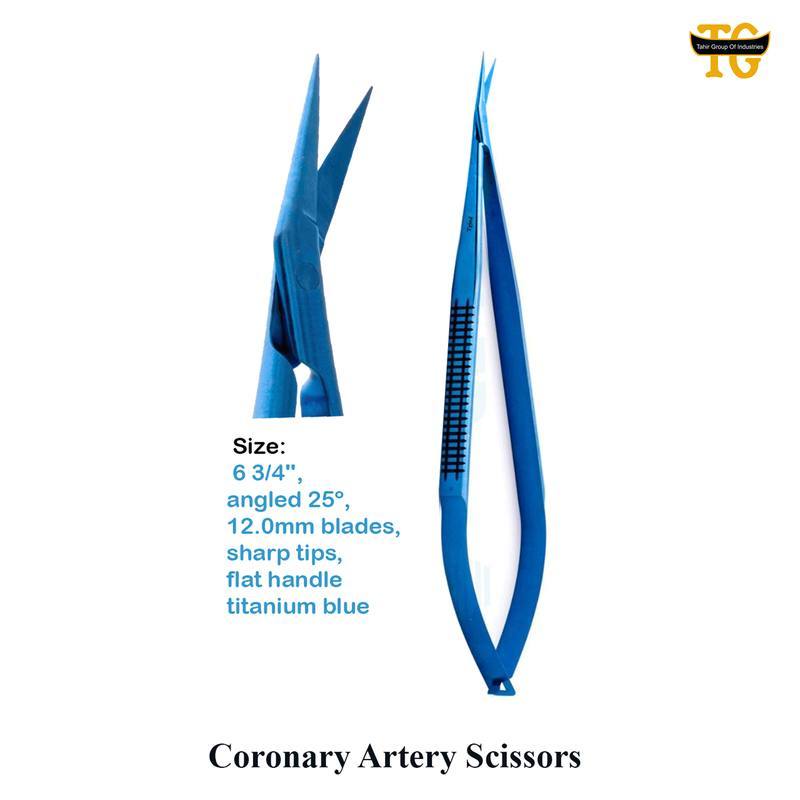 Coronary Artery Scissors, surgical instruments, TGI's own catalog photograph