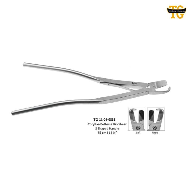 Coryllos Bethune Rib Shear, orthopedic instruments, TGI's own catalog photograph