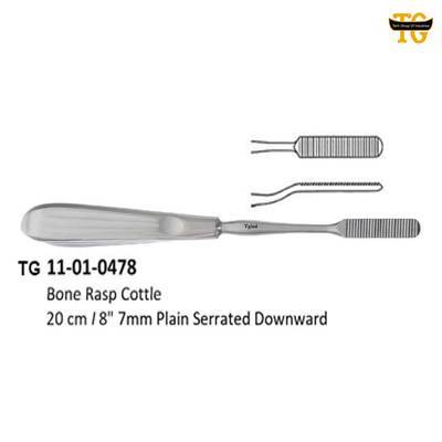 Cottle Bone Rasp, orthopedic instruments, TGI's own catalog photograph