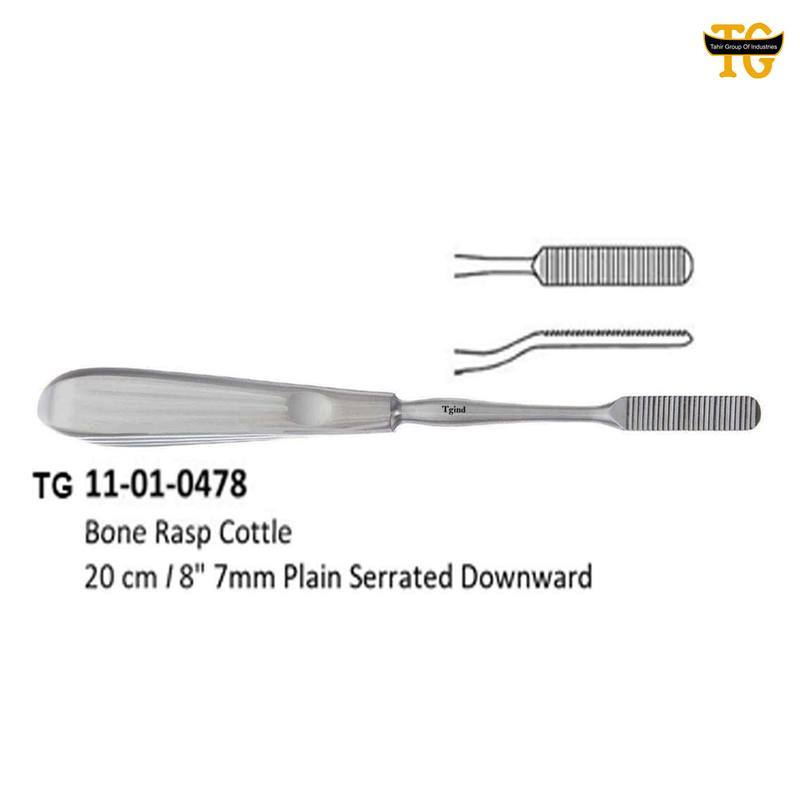 Cottle Bone Rasp, orthopedic instruments, TGI's own catalog photograph