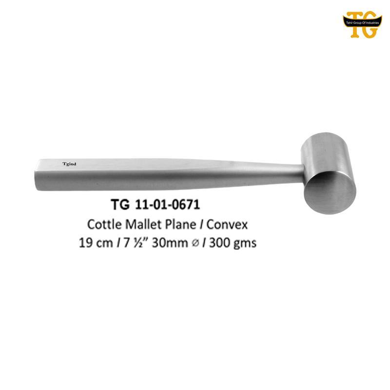 Cottle Mallet, orthopedic instruments, TGI's own catalog photograph