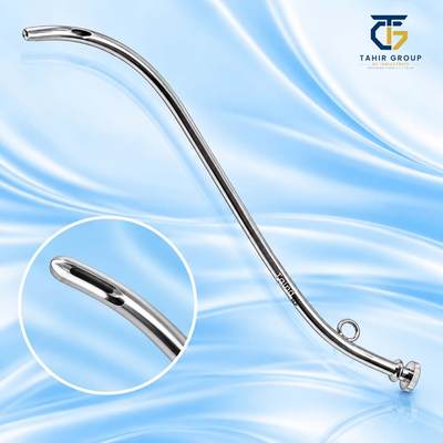 Coxeter Metal Catheter, gynecology instruments, TGI's own catalog photograph