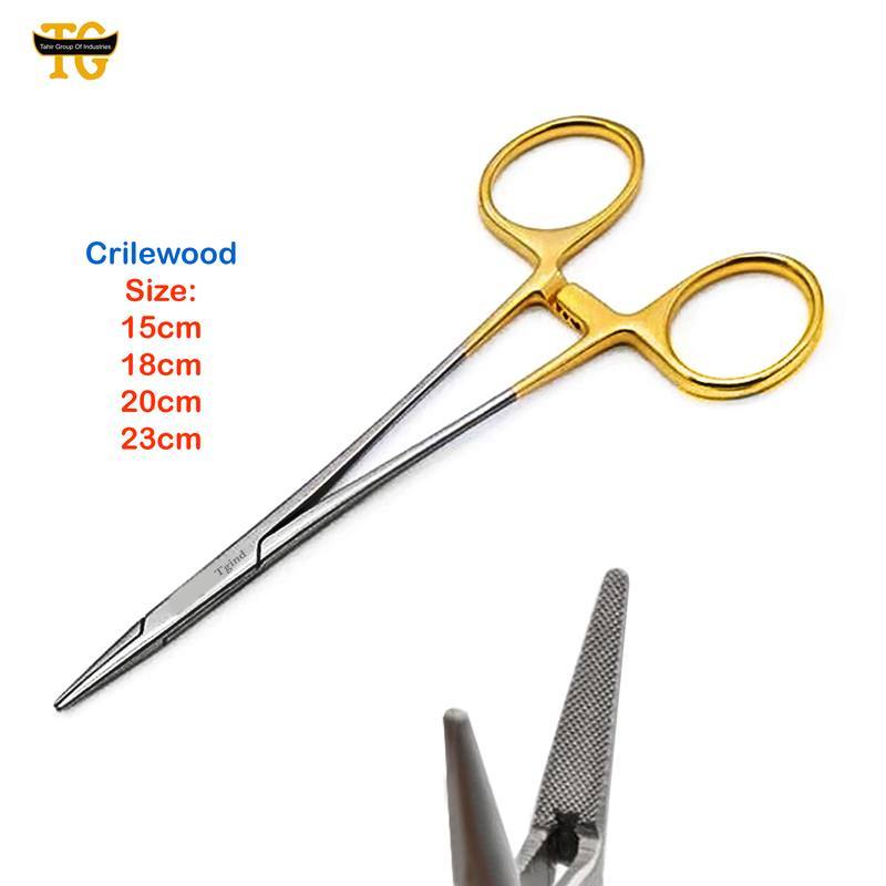 Crilewood Needle Holder, surgical instruments, TGI's own catalog photograph