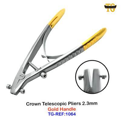 Crown Telescopic Forceps, dental instruments, TGI's own catalog photograph