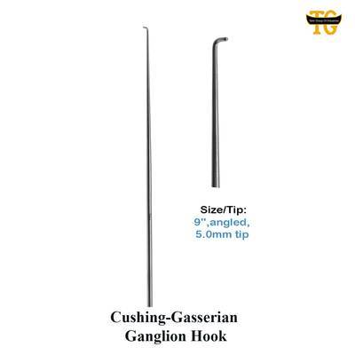 Cushing Hook, surgical instruments, TGI's own catalog photograph