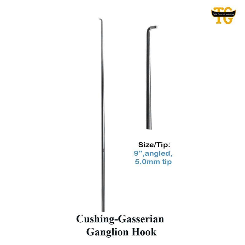 Cushing Hook, surgical instruments, TGI's own catalog photograph