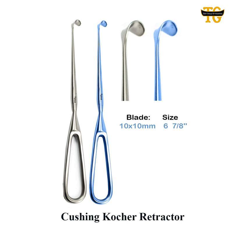 Cushing Kocher Retractor, surgical instruments, TGI's own catalog photograph