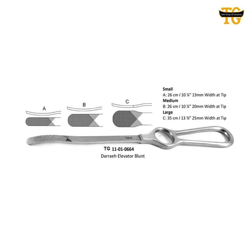 Darreah Elevator, orthopedic instruments, TGI's own catalog photograph