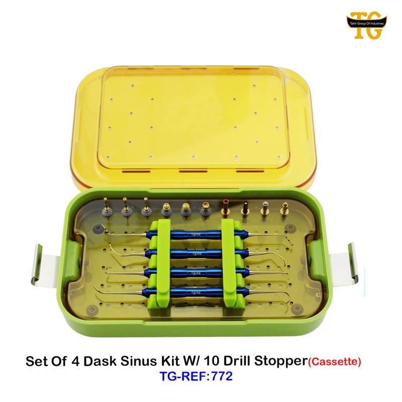 Dask Sinus Set, dental instruments, TGI's own catalog photograph