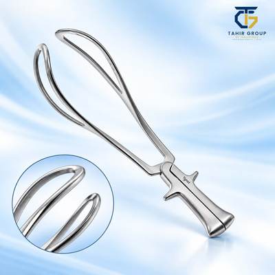 DeLee Obstetrical Forceps, gynecology instruments, TGI's own catalog photograph