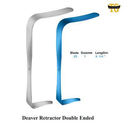 Deaver Retractor Double Ended, surgical instruments, TGI's own catalog photograph