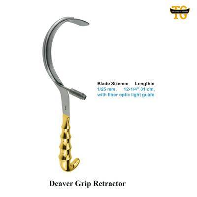 Deaver Grip Retractor, surgical instruments, TGI's own catalog photograph