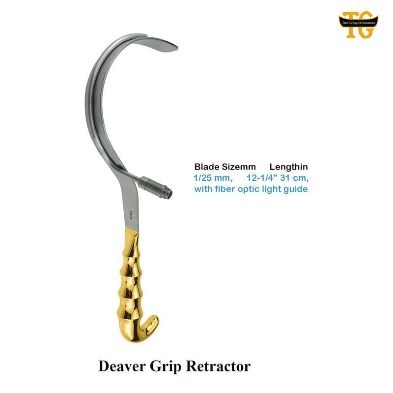 Deaver Grip Retractor, surgical instruments, TGI's own catalog photograph