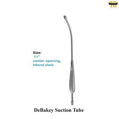 Debakey Suction Tube, surgical instruments, TGI's own catalog photograph