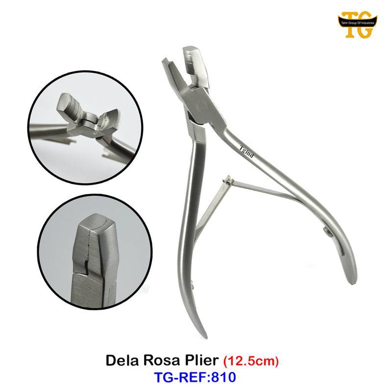 Dela Rosa Plier, dental instruments, TGI's own catalog photograph