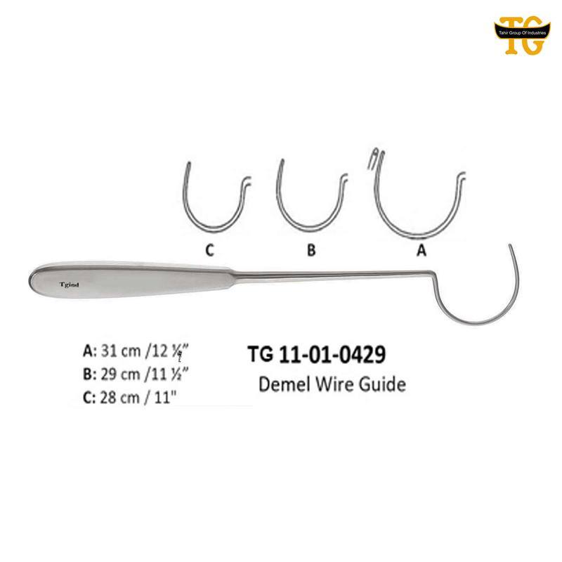 Demel Wire Guide, orthopedic instruments, TGI's own catalog photograph