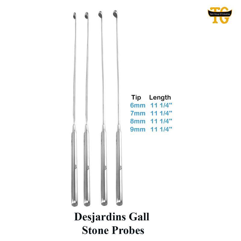 Desjardins Gall Stone Probe, surgical instruments, TGI's own catalog photograph