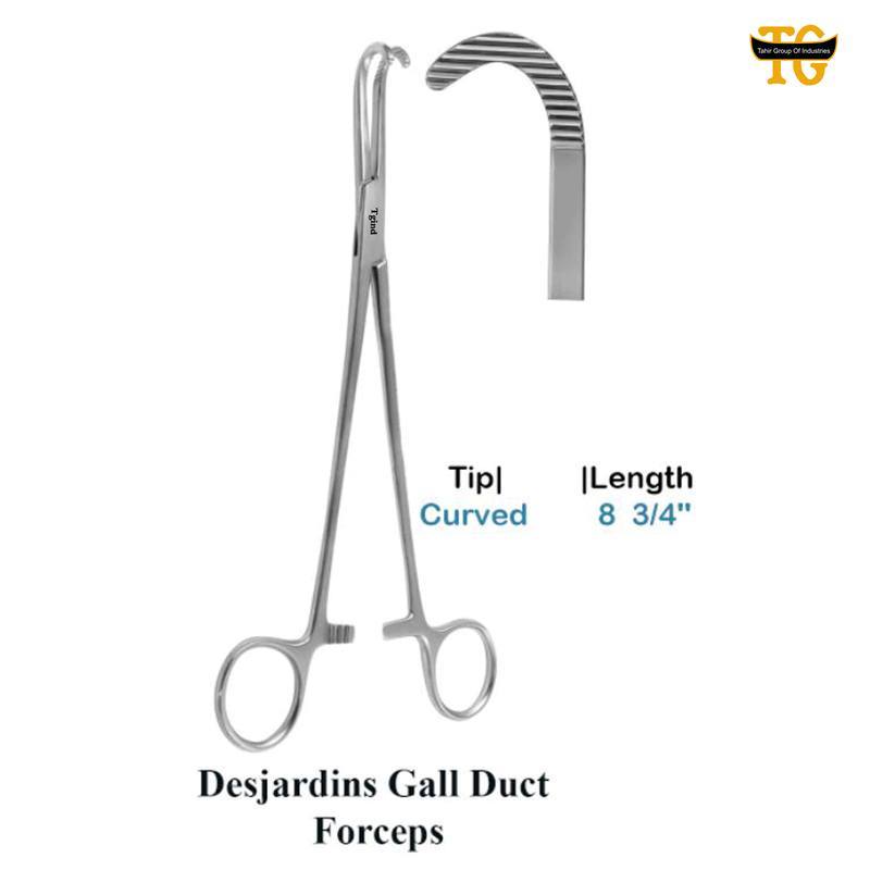 Desjardins Gall Duct Forceps, surgical instruments, TGI's own catalog photograph