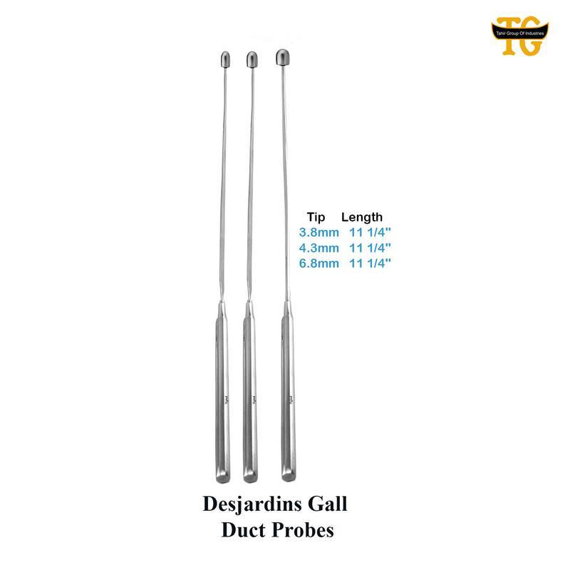 Desjardins Gall Probe, surgical instruments, TGI's own catalog photograph