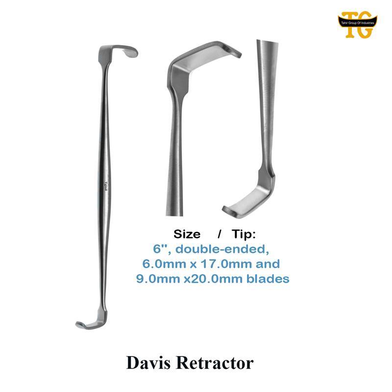 Davis Retractor, surgical instruments, TGI's own catalog photograph