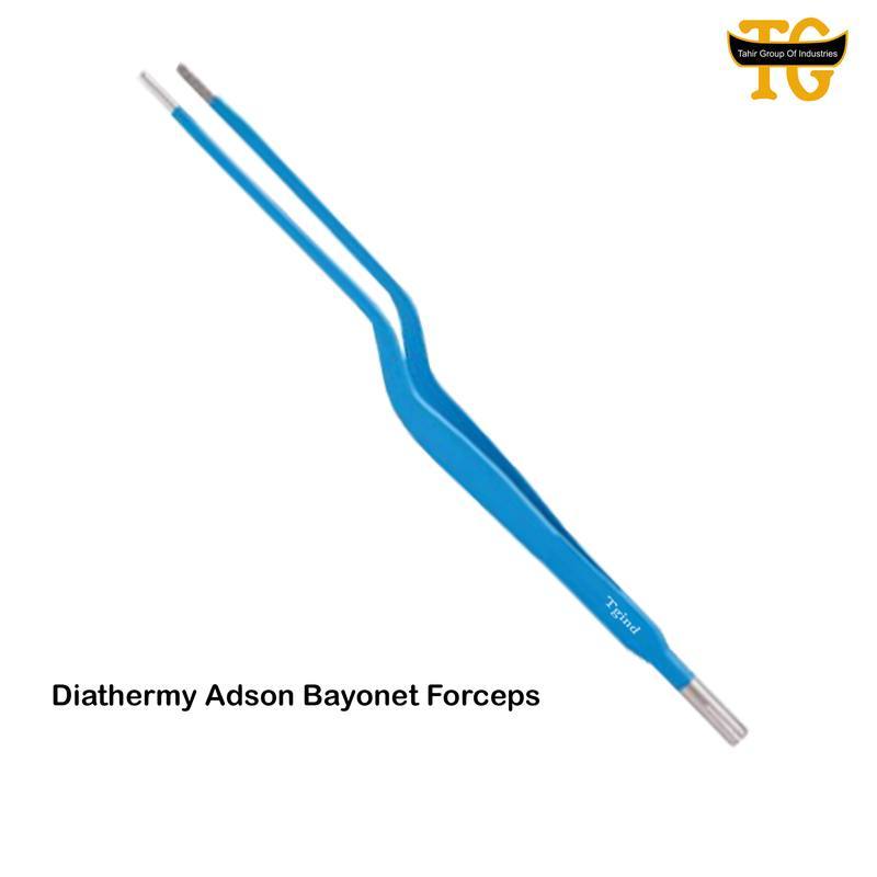 Diathermy Bayonet Forceps, electrosurgical instruments, TGI's own catalog photograph