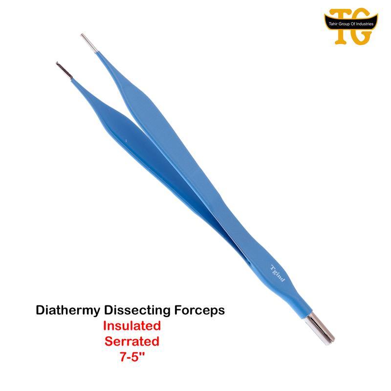 Diathermy Dissecting Forceps, electrosurgical instruments, TGI's own catalog photograph