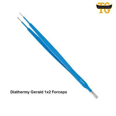 Diathermy Gerald Forceps, electrosurgical instruments, TGI's own catalog photograph