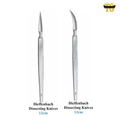 Diffenback Dissecting Knive, surgical instruments, TGI's own catalog photograph