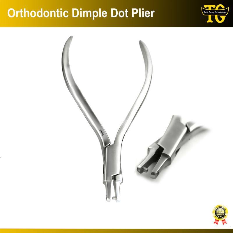 Dimple Dot Plier, dental instruments, TGI's own catalog photograph