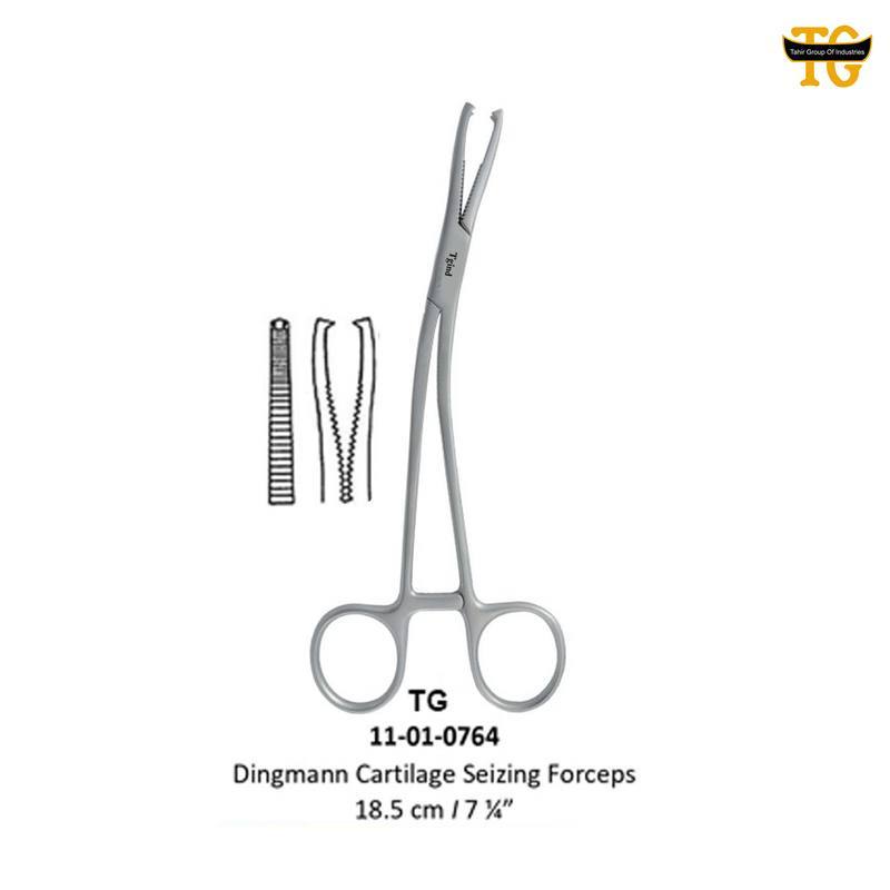 Dingmann Cartilage Seizing Forceps, orthopedic instruments, TGI's own catalog photograph