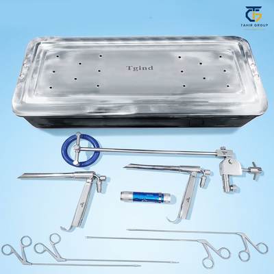 Direct Laryngoscope Set, ENT instruments, TGI's own catalog photograph