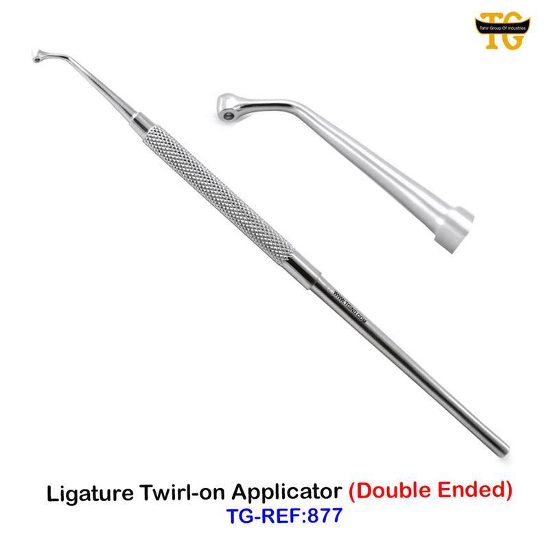 Ligature Twirl-on Applicator, dental instruments, TGI's own catalog photograph