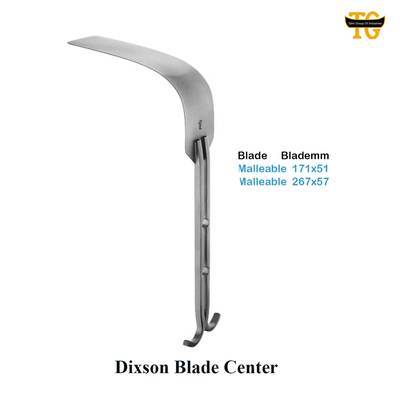 Dixson Blade Center, surgical instruments, TGI's own catalog photograph