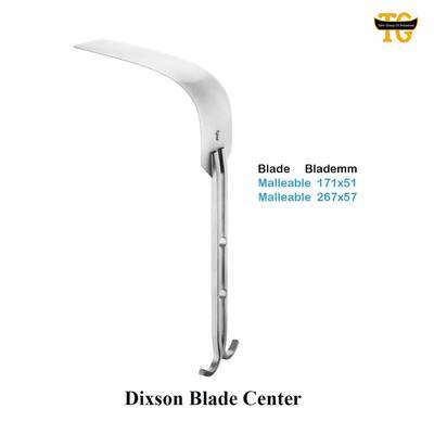 Dixson Blade Center, surgical instruments, TGI's own catalog photograph