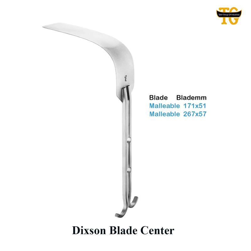 Dixson Blade Center, surgical instruments, TGI's own catalog photograph