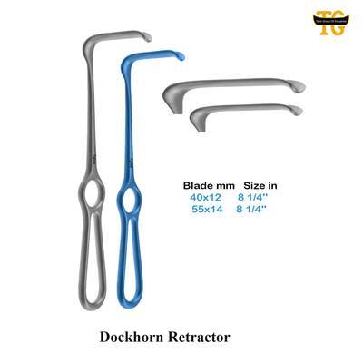 Dockhorn Retractor, surgical instruments, TGI's own catalog photograph