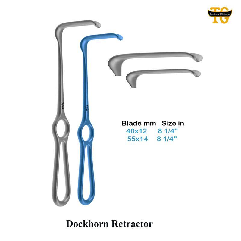Dockhorn Retractor, surgical instruments, TGI's own catalog photograph