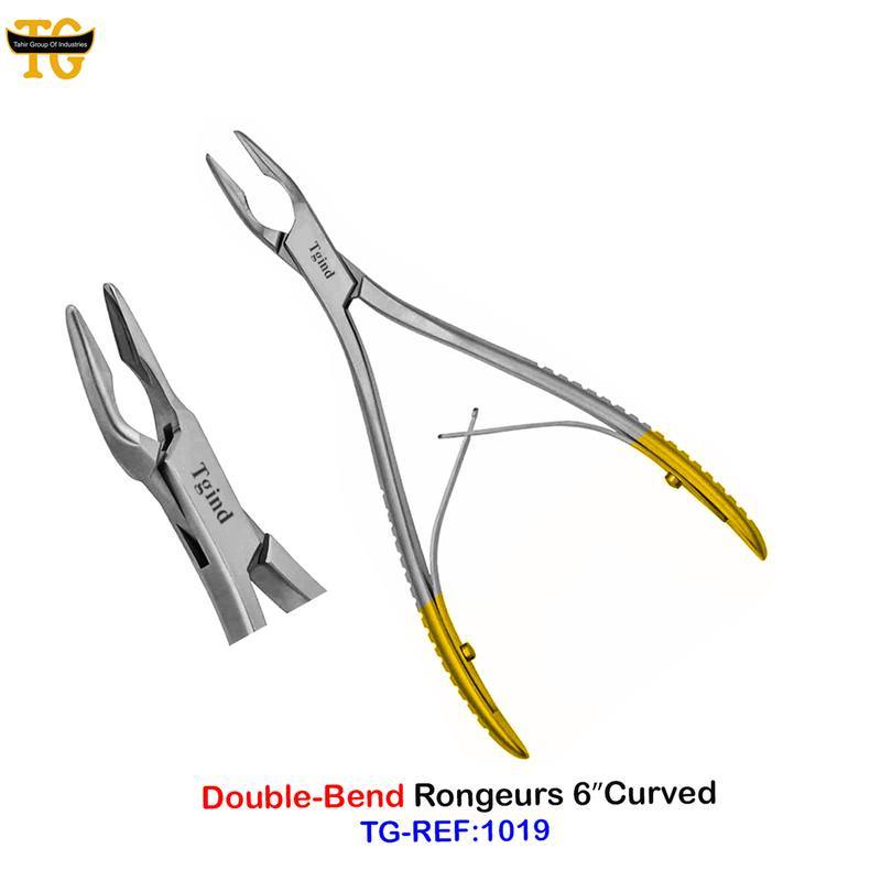 Double Bend Rongeur, dental instruments, TGI's own catalog photograph