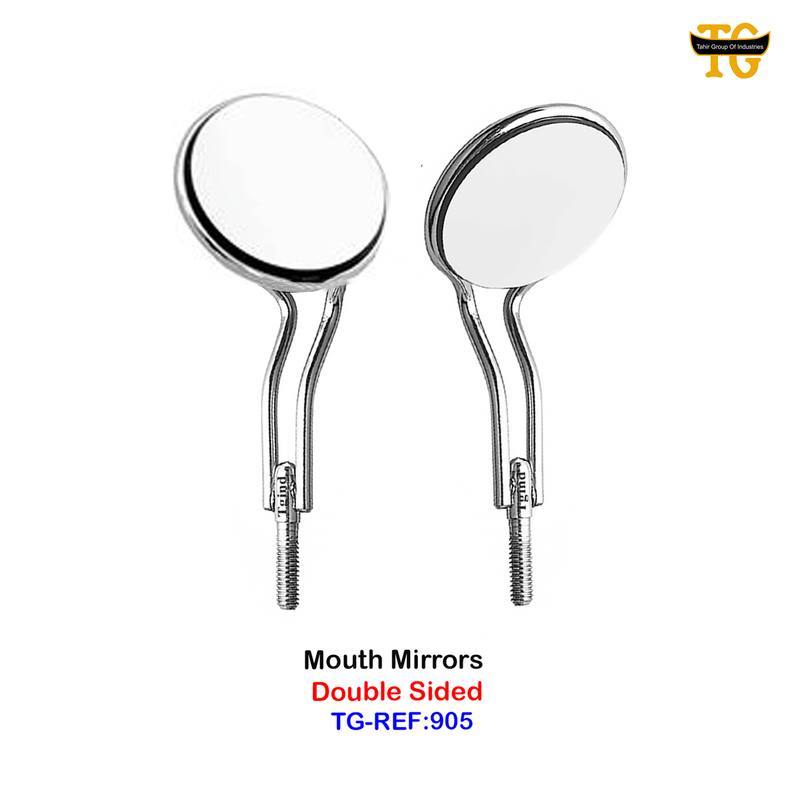 Double Sided Mouth Mirror, dental instruments, TGI's own catalog photograph