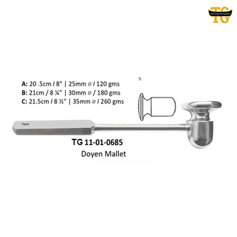 Doyen Mallet, orthopedic instruments, TGI's own catalog photograph