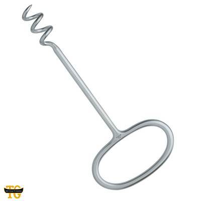 Doyen Myoma Screw, gynecology instruments, TGI's own catalog photograph