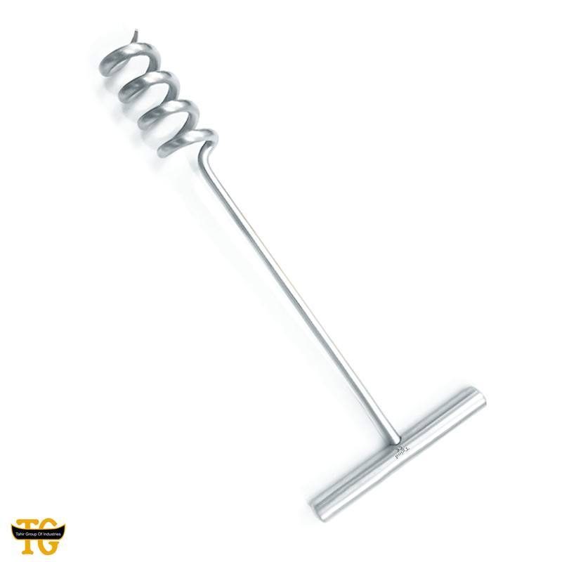 Doyen Myoma Screw, gynecology instruments, TGI's own catalog photograph