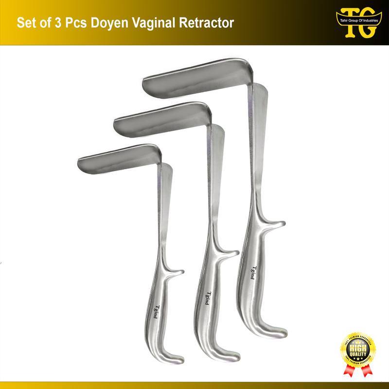 Doyen Retractor Set, surgical instruments, TGI's own catalog photograph