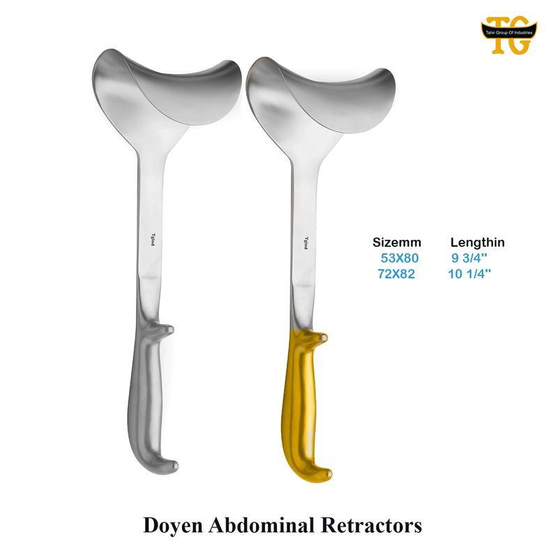 Doyen Retractor, surgical instruments, TGI's own catalog photograph