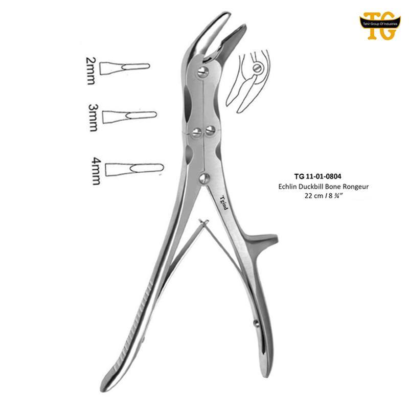 Echlin Duckbill Bone Rongeur, orthopedic instruments, TGI's own catalog photograph