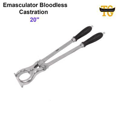 Emasculator Bloodless Castration, surgical instruments, TGI's own catalog photograph