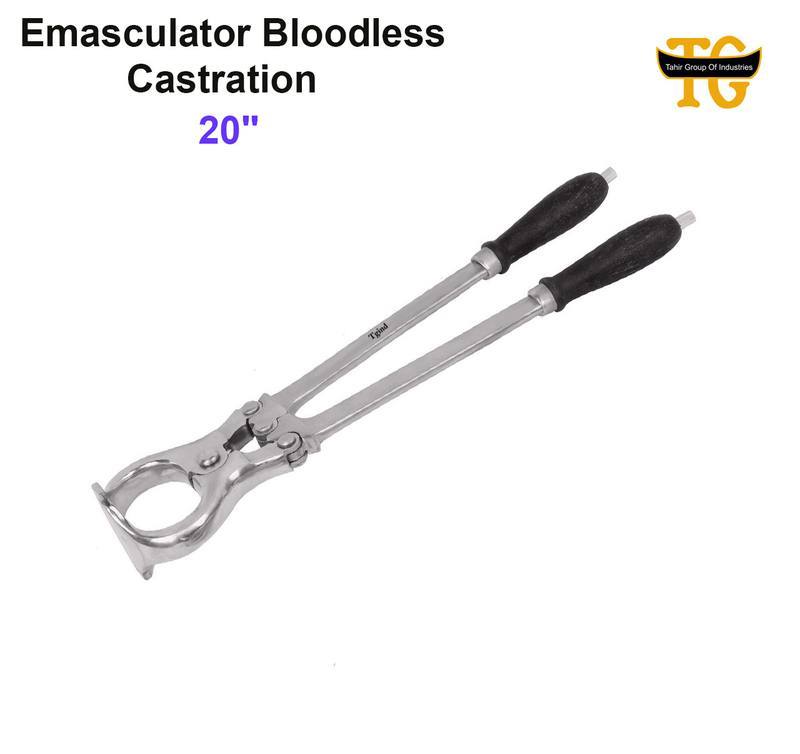 Emasculator Bloodless Castration, surgical instruments, TGI's own catalog photograph