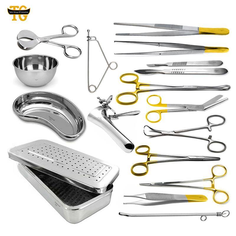 Episiotomy Set, gynecology instruments, TGI's own catalog photograph