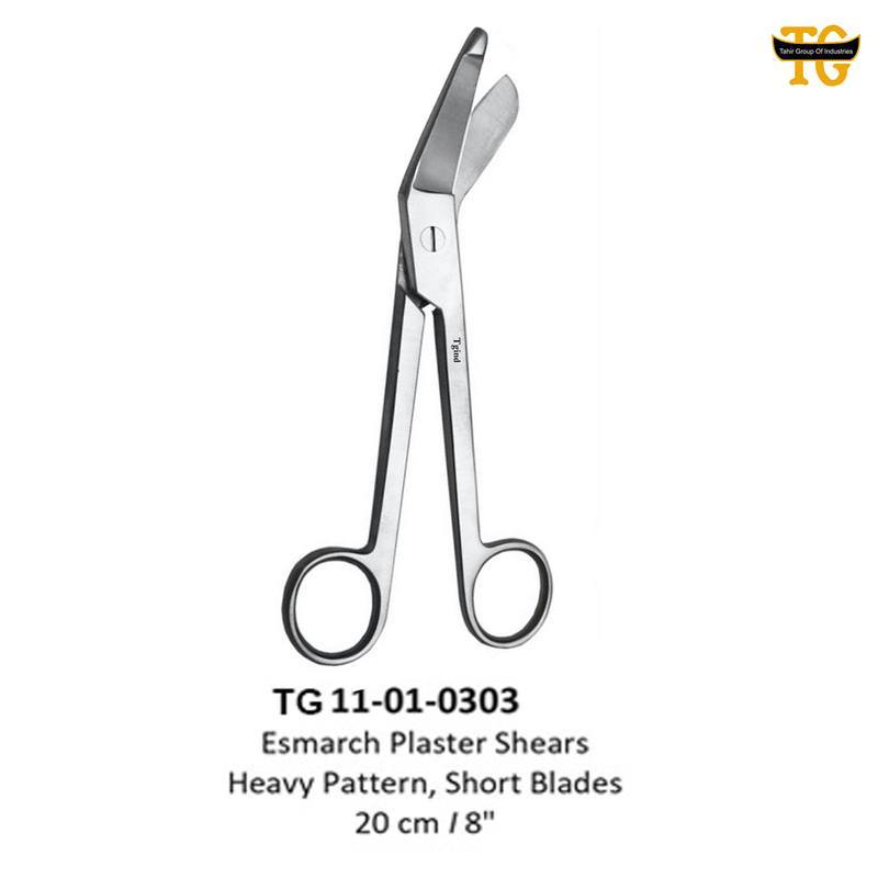 Esmarch Plaster Scissors, TGI's own catalogue photograph