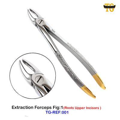 Extraction Forceps Fig:1, dental instruments, TGI's own catalog photograph